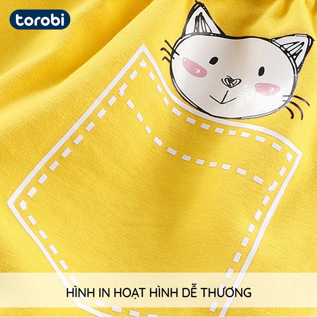 Quần Đùi Mông Thú Thoáng Mát, Co Giãn, An Toàn Với Da Bé | 1-4 Tuổi | Torobi