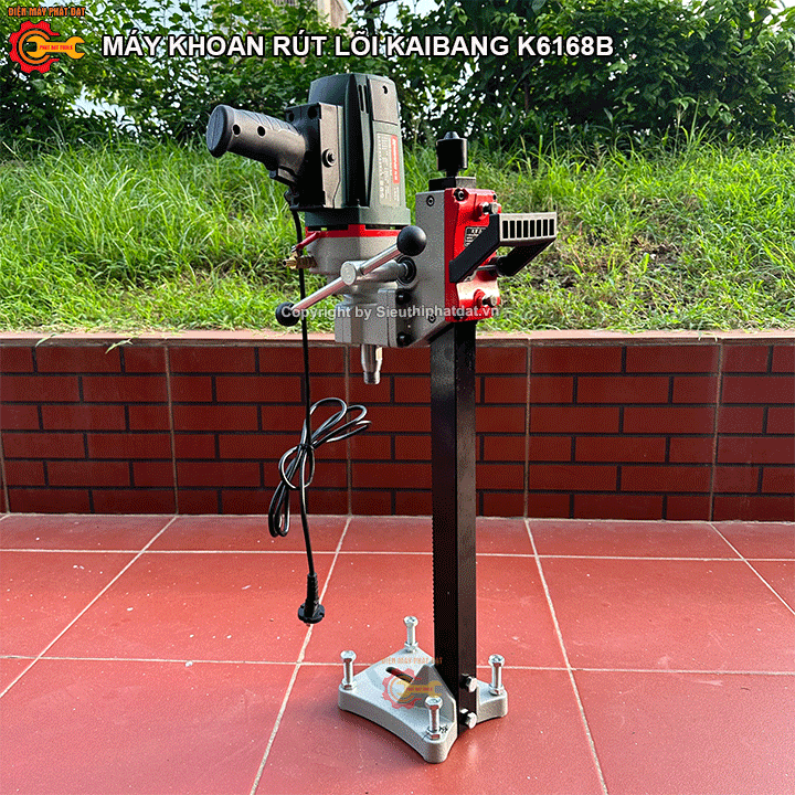 Máy Khoan Rút Lõi KAIBANG K6168B - Công Suất 2300W - Động Cơ Lõi Đồng
