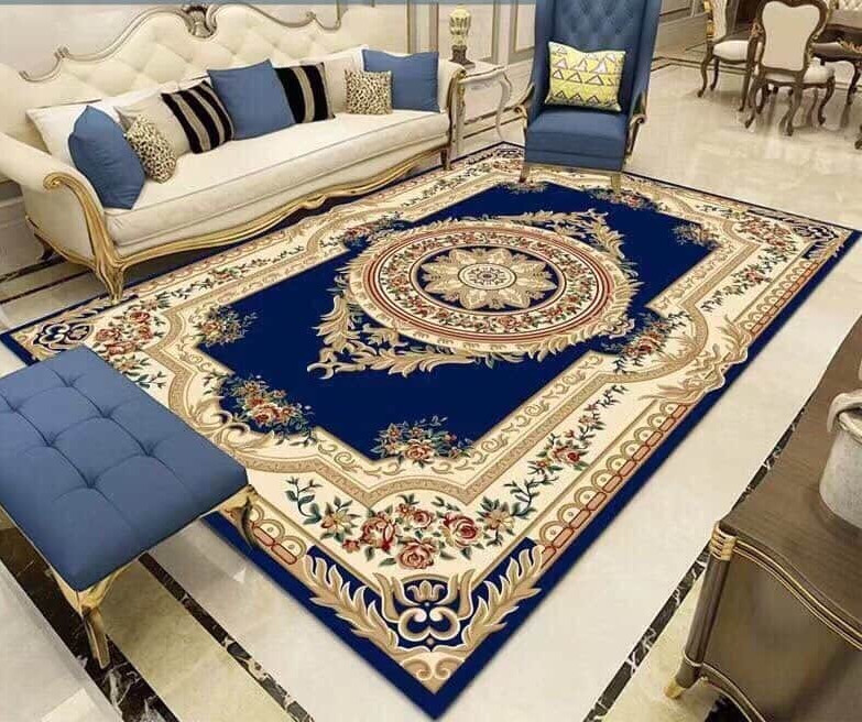 Thảm trải sàn phòng khách sang trọng Phong cách trẻ trung tươi mới KT 2m x 3m