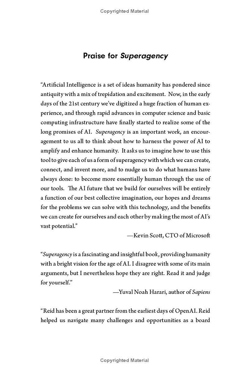 Sách ngoại văn: Superagency - What Could Possibly Go Right With Our AI Future