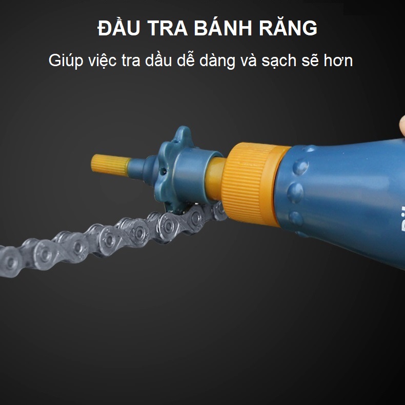 Dầu tra xích xe đạp bôi trơn hoàn hảo HATSU XĐ, chống bụi, giảm mài mòn cho sên xe đạp - đạt Chuẩn RoSH - 60ml