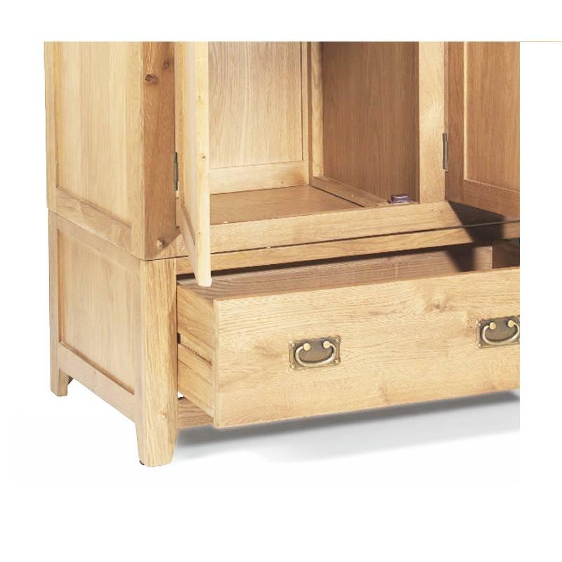 Tủ Quần Áo Rustic 3 Cánh Gỗ Sồi IBIE