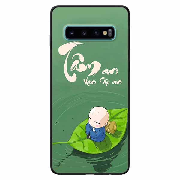 Ốp lưng dành cho Samsung S10 mẫu Tâm Chiếc Lá