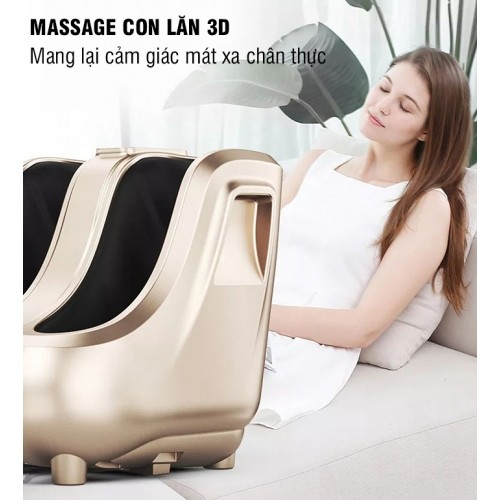 Máy Massage Chân Nhật Bản Nikio NK-189 (Dòng Cao Cấp) - Mát Xa Bàn Chân Và Bắp Chân, Xoa Bóp Dây Ấn Bằng Cao Su Non, Kết Hợp Rung Và Nhiệt Sưởi Đa Năng, Giảm Đau Nhức Chân, Tăng Tuần Hoàn Máu Cho Chân - Tươi Mới Đôi Chân