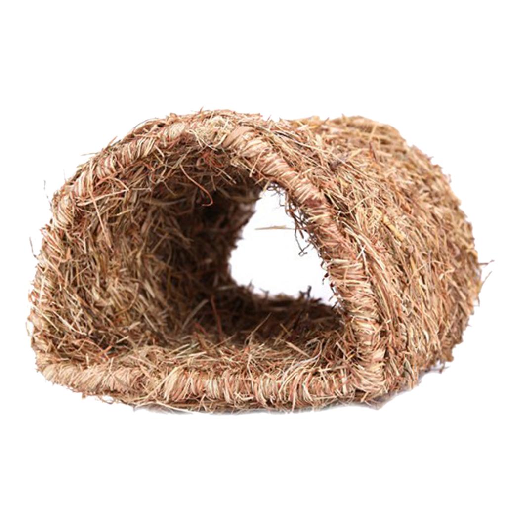 Hand-made Natural Straws Hamster Bunny Gerbil Chinchillas Rabbit Nest Cubby