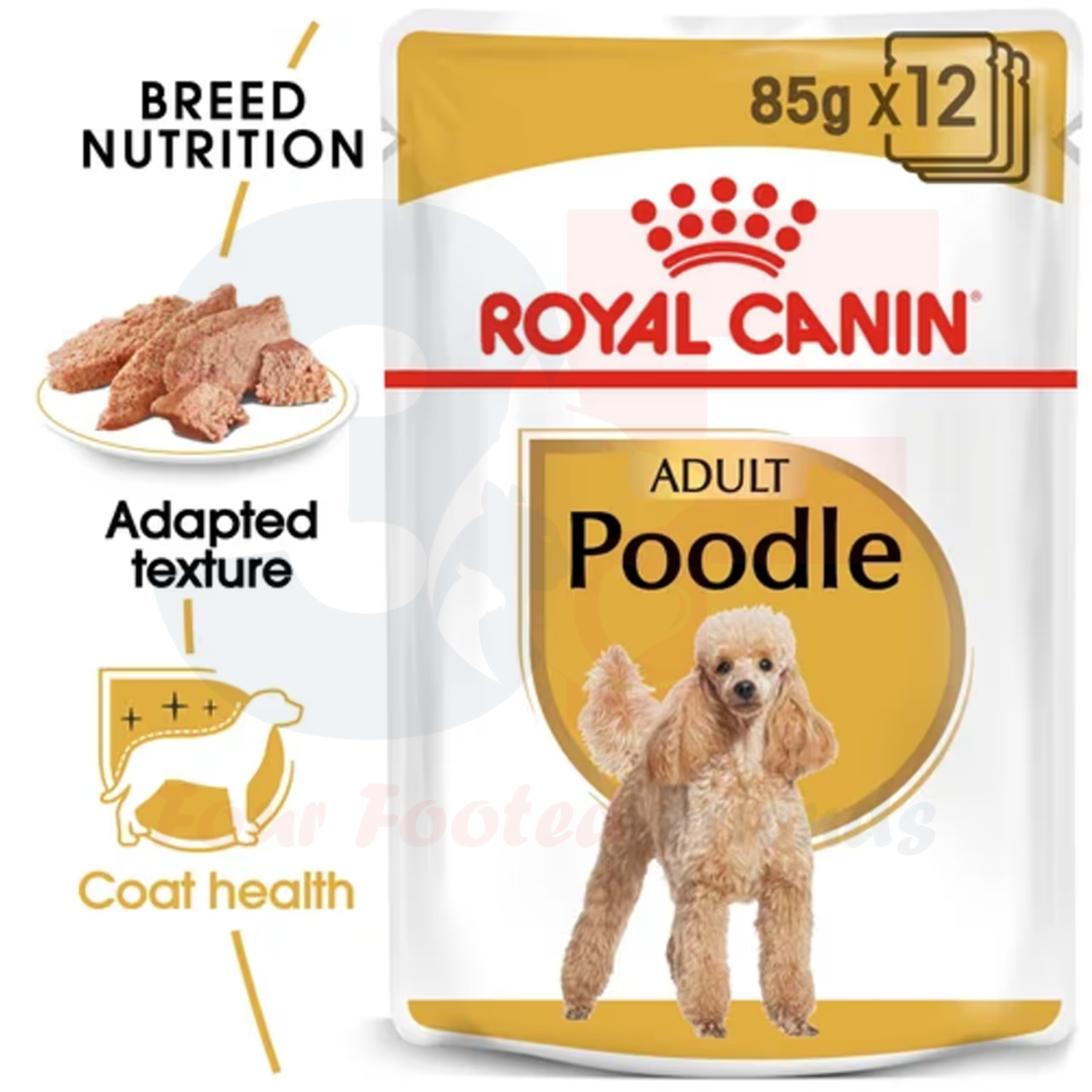 Pate Thức Ăn Ướt Xay Nhuyễn Dành Cho Chó Poodle Trưởng Thành Royal Canin Poodle Wet
