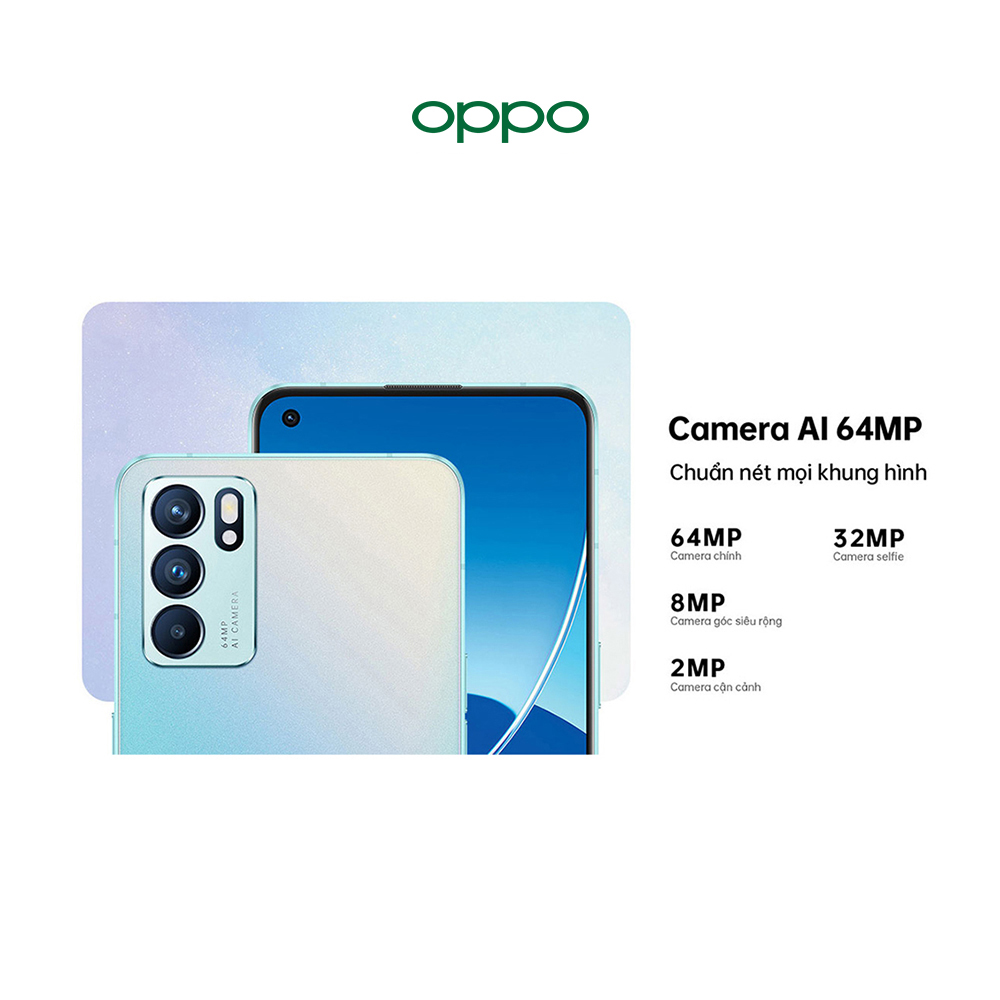 Điện Thoại Oppo Reno 6Z 5G (8GB/128G) - Hàng Chính Hãng