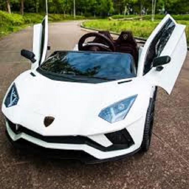 Xe ô tô điện trẻ em kiểu dáng siêu xe Lamborghini LT 998 2 chỗ ngồi Ắc qui 12V/7Ah Bảo hành 06 tháng