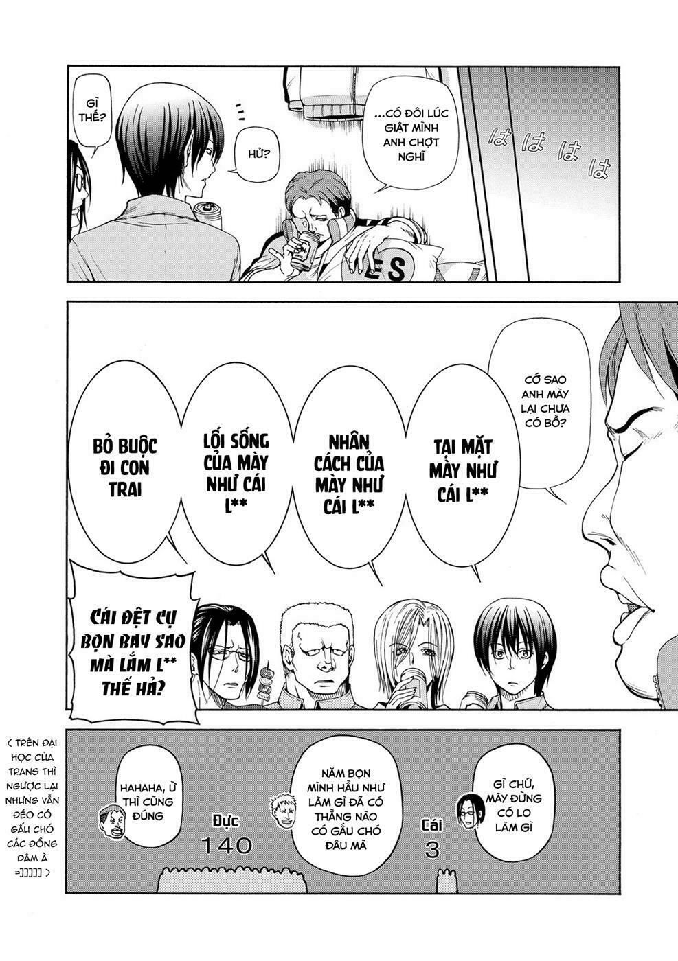 cô gái thích lặn - grand blue chapter 19.5 4