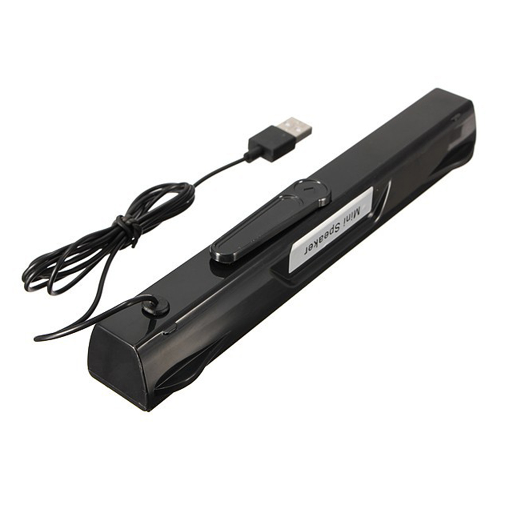 USB Soundbar Soundbar Bàn Loa Máy tính Soundbar Loa USB PC Soundbar tivi USB Soundbar Surround Bar Color: Black