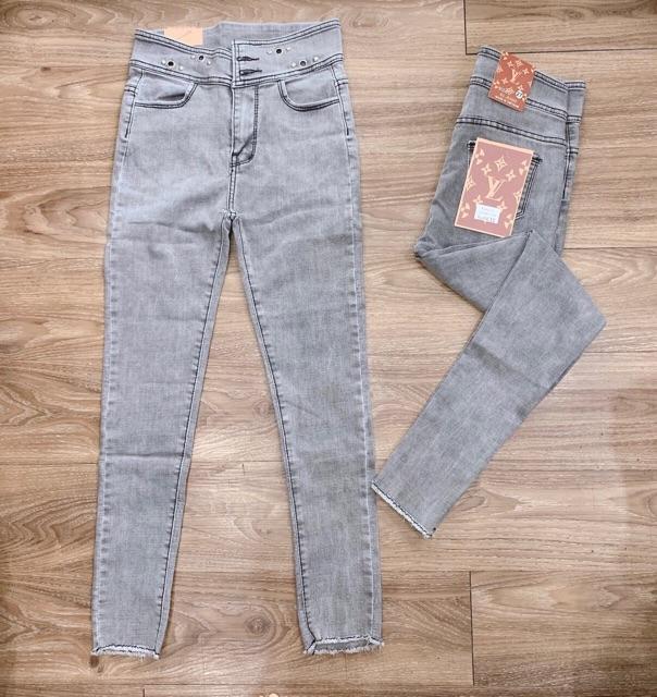 QUẦN JEANS LƯNG CAO- skinny jeans mềm giãn- hình thật chính chủ