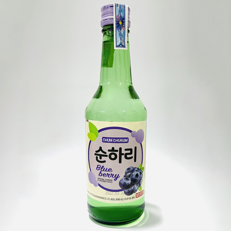 Hình ảnh Rượu Chum Churum Soju Vị Việt Quất 12% 360ml