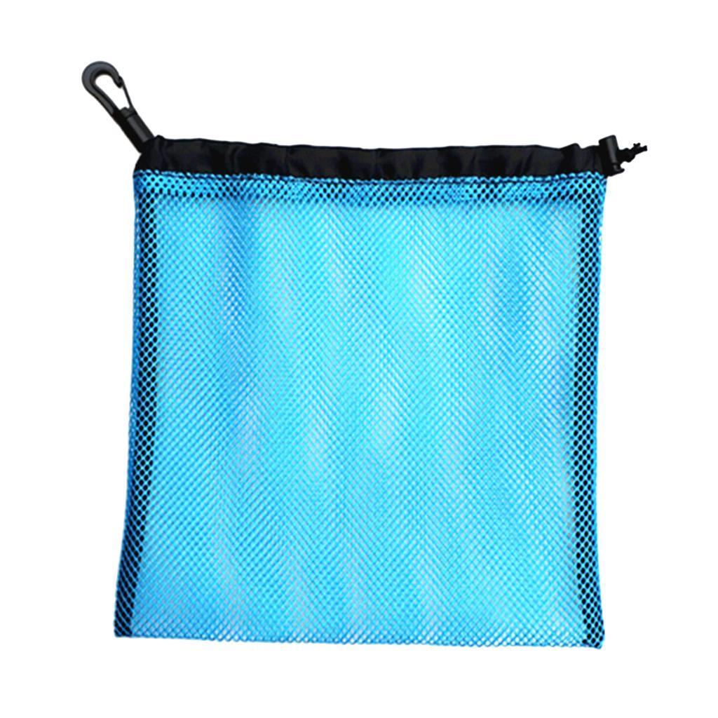 3Pcs Durable Mesh Nets Bag Pouch Golf Tennis Ball Carrying Holder Storage