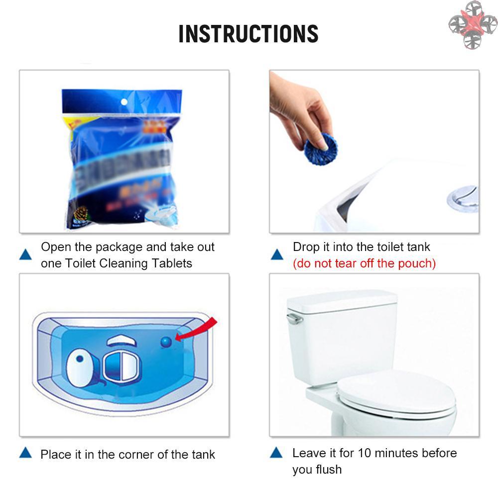 Set 10 Viên Khử Mùi Toilet