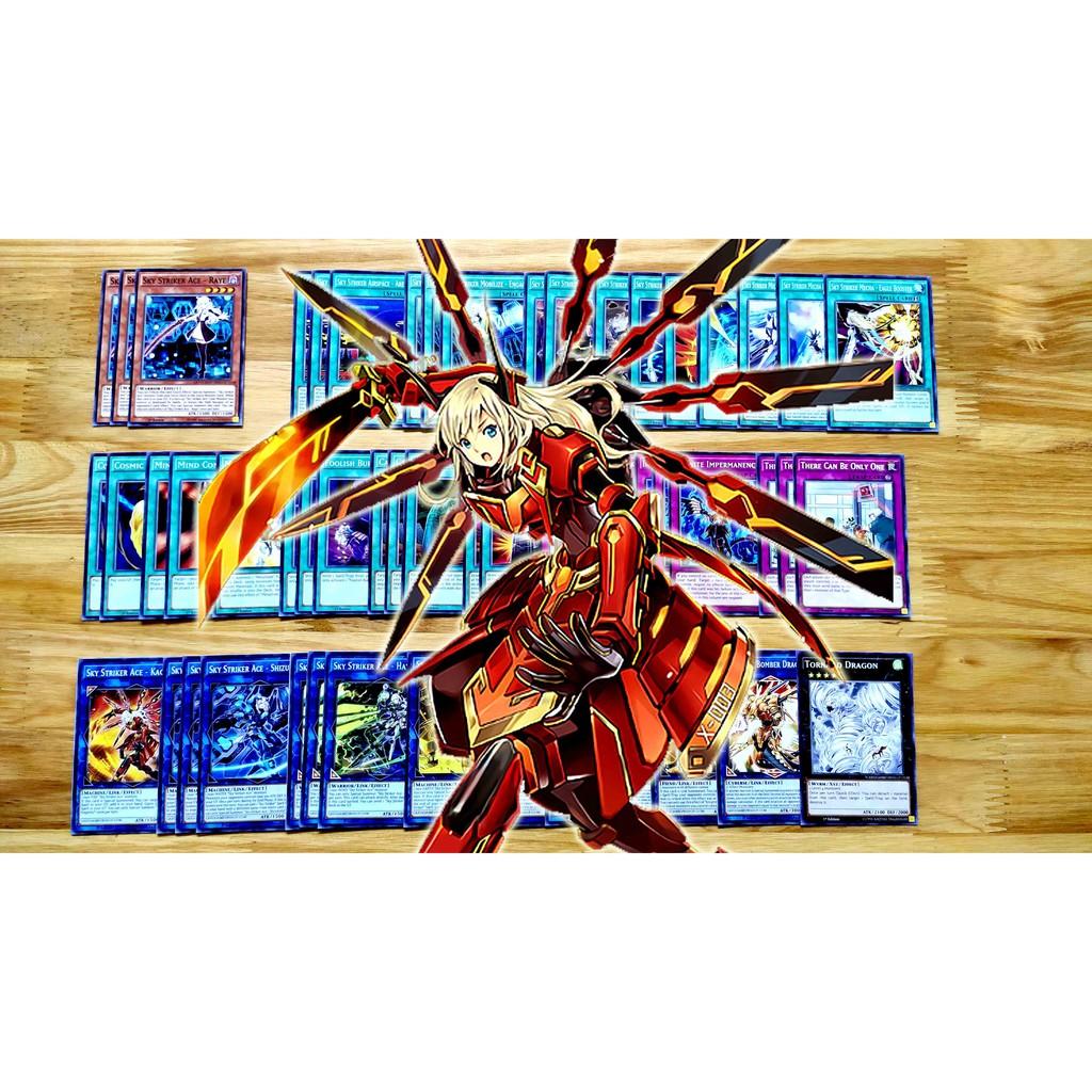 Bài Yugioh ️️ Thẻ bài Yugioh Sky Striker deck 54 lá