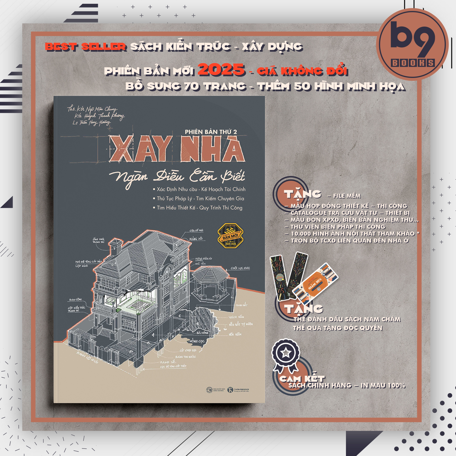 [Sách Màu] Xây Nhà - Ngàn điều cần biết - Phiên bản 2025