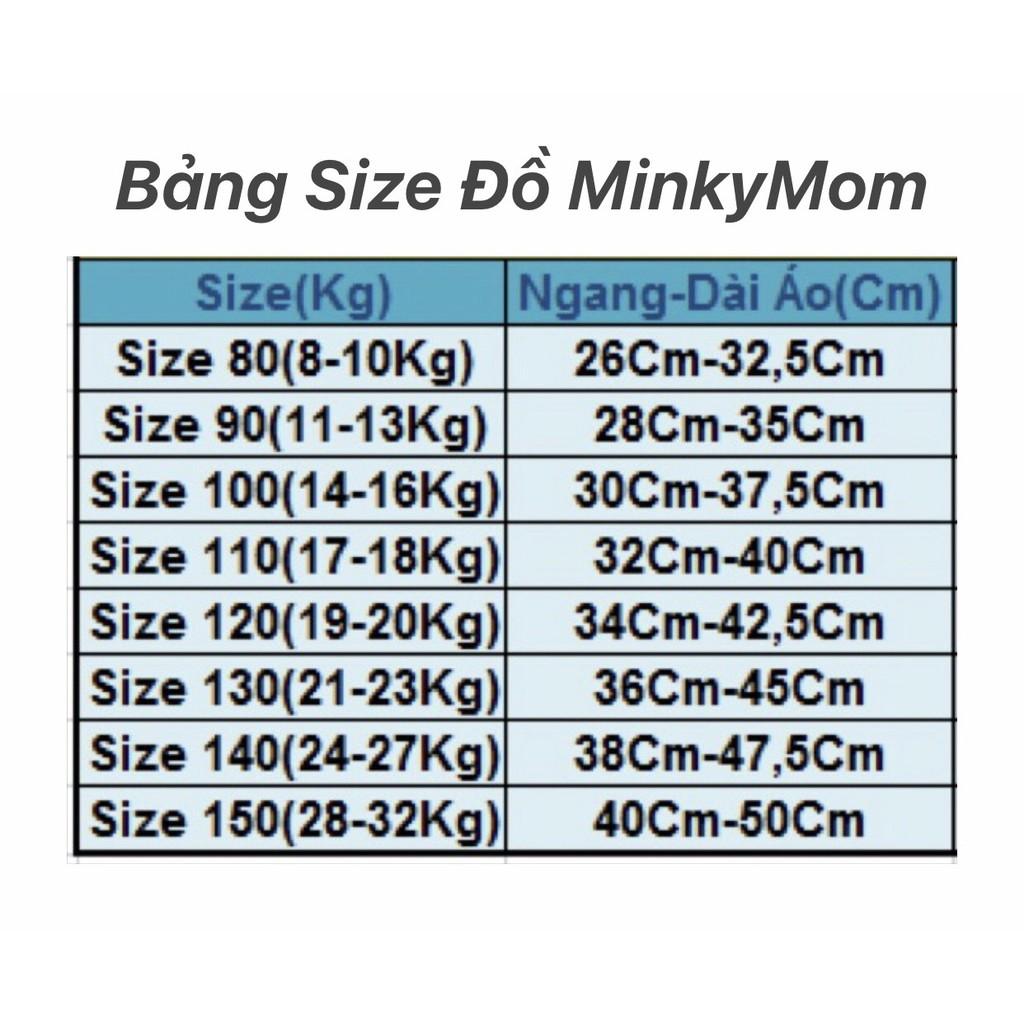Bộ Minky Mom Cộc Tay, Ngắn Tay. Bộ Mimky Mom siêu mềm mịn mát cho bé trai bé gái, Size Từ 80-150(8-32KG)