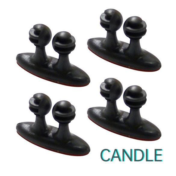 Set 8 Kẹp Giữ Dây Cáp Đa Năng Tiện Dụng Cho Xe Ô Tô