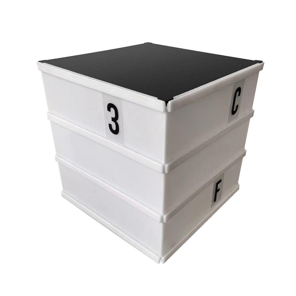 Hộp đèn rạp chiếu phim với các chữ cái Đèn LED trắng sáng Kiểu dáng để bàn, quà tặng cho trẻ em