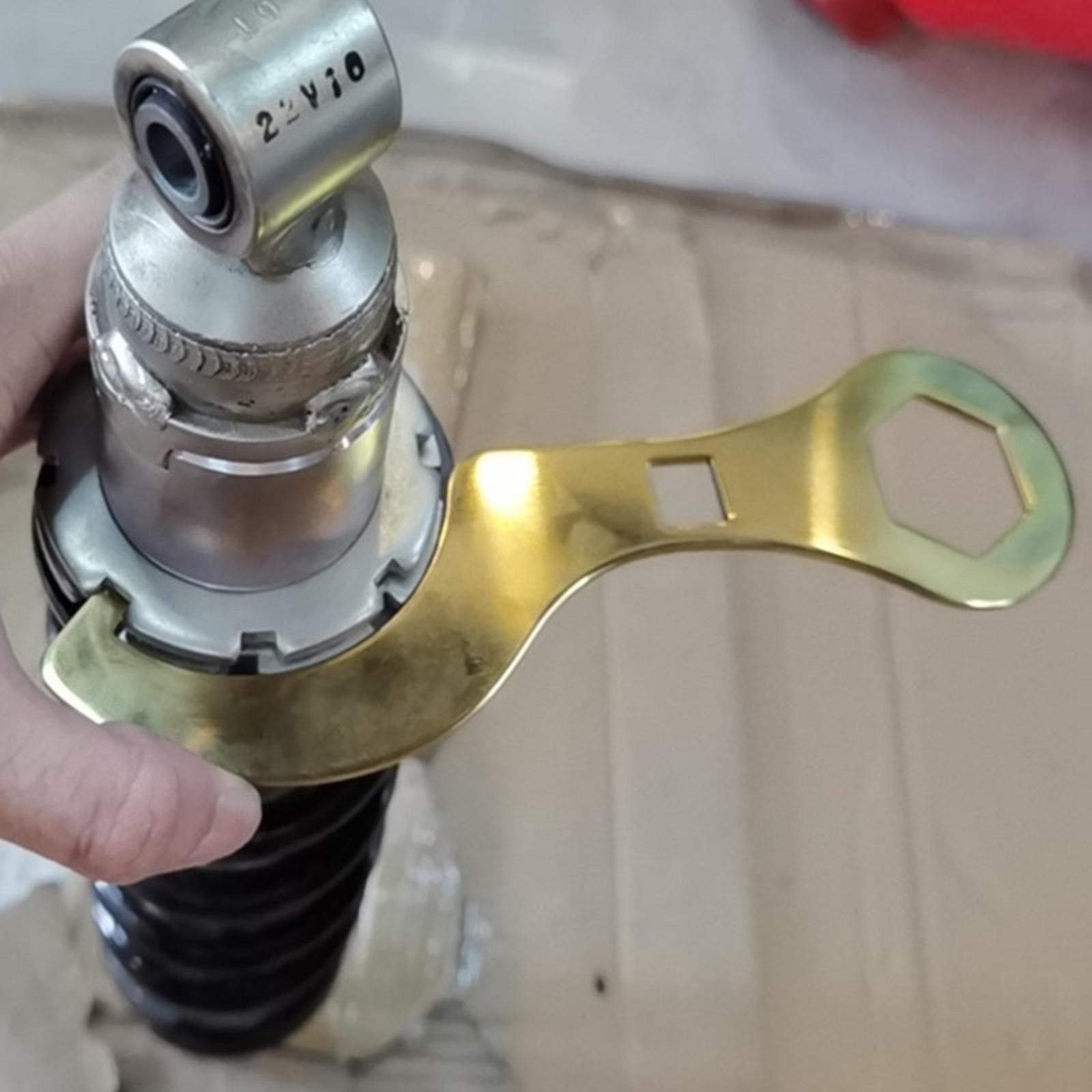 Axle Wrench Spanner Install Removal Dirt Bike Spindle Wheel Nut Tool Fit for Honda Crf250L Crf250Rally Repair Tool Axle Wrench Tool Golden