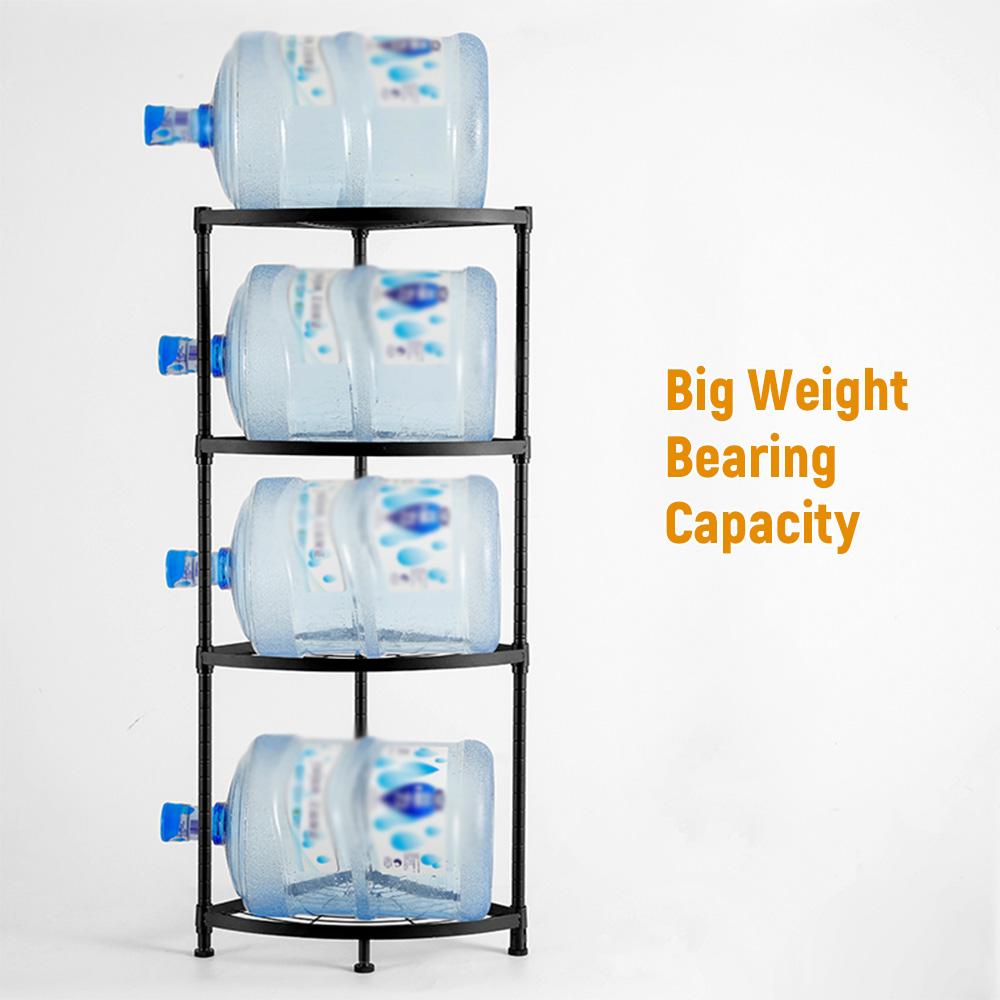 Giá đỡ ở góc 4 tầng có thể tháo rời, điều chỉnh khoảng cách các tầng bằng thép carbon siêu bền