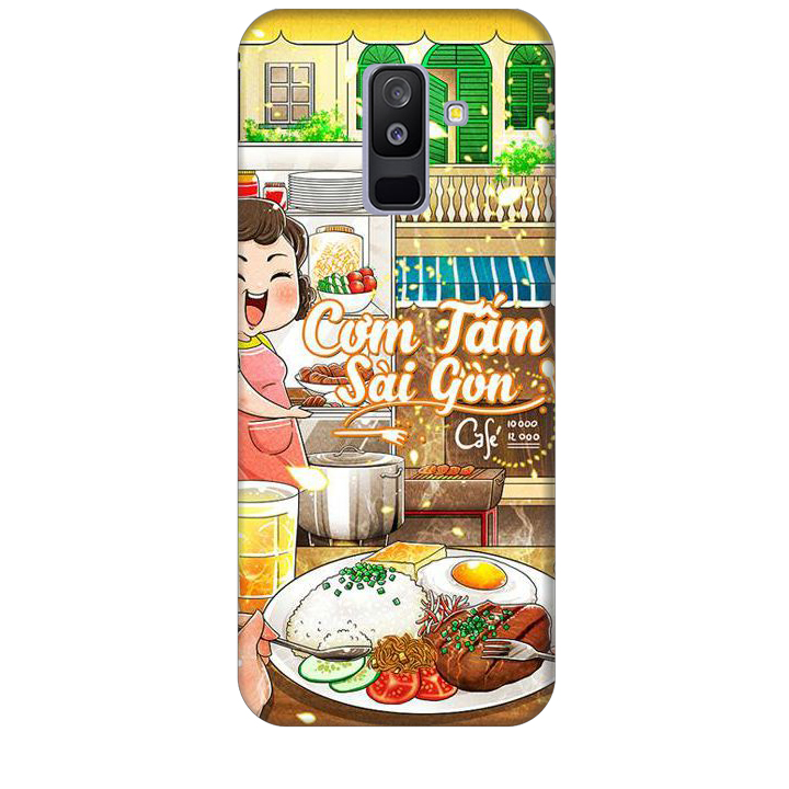 Ốp lưng dành cho điện thoại  SAMSUNG GALAXY A6P LUS 2018 Hình Cơm Tấm Sài Gòn - Hàng chính hãng
