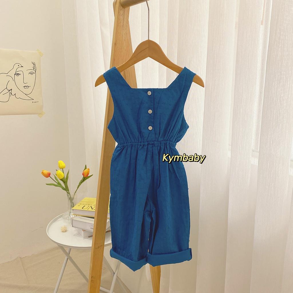 Jumpsuit cổ vuông sành điệu cho bé J676