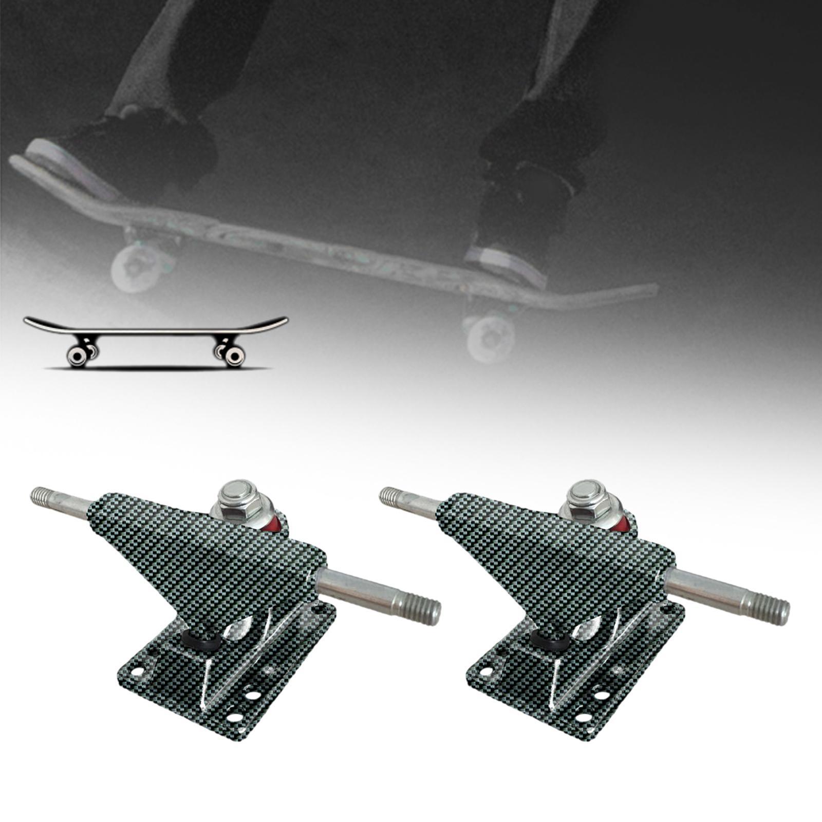 Lightweight Skateboard Trucks 3.25inch Wheels, Integrated Aluminium Skateboard Parts, 2pcs