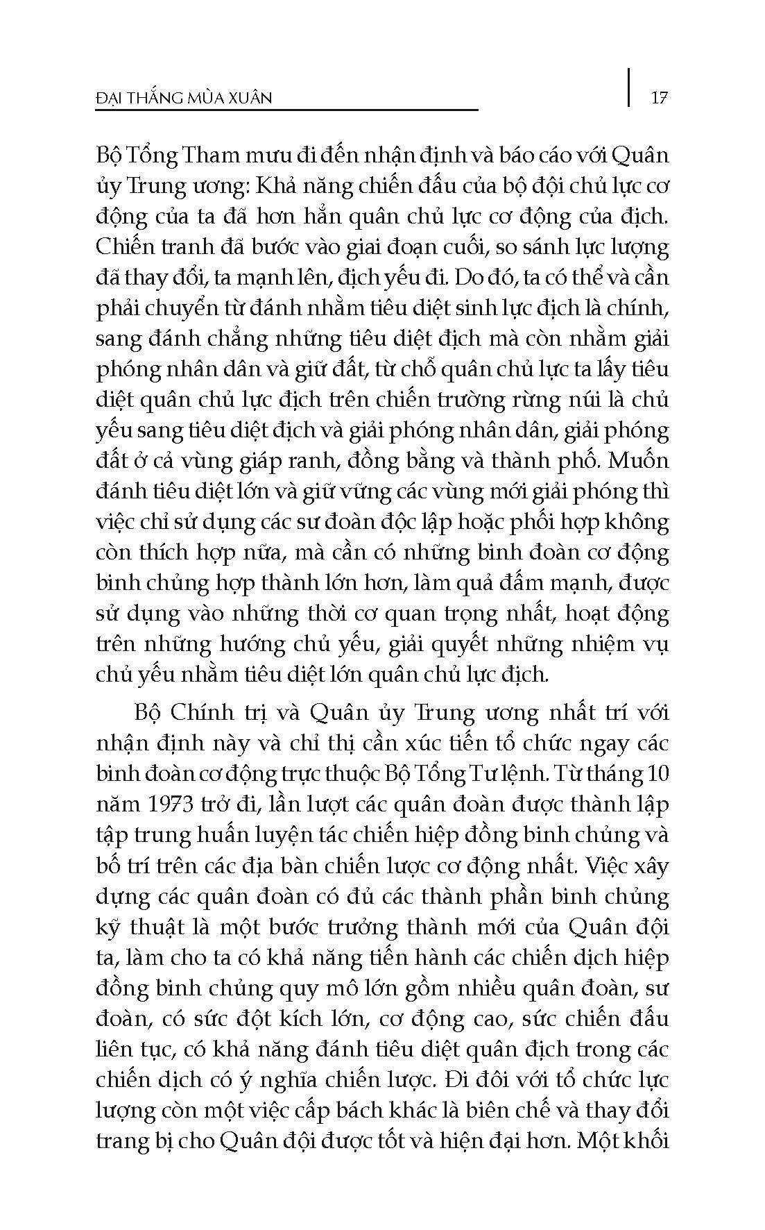 Đại Thắng Mùa Xuân - Đại tướng Văn Tiến Dũng