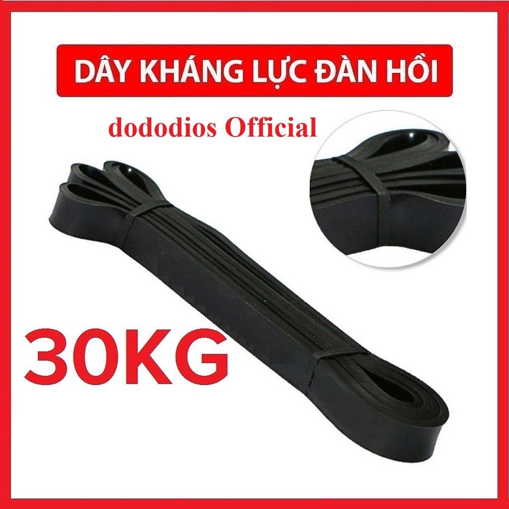 ĐEN 30KG - Dây Kháng Lực Dobetter, Dây Cao Su Đàn Hồi Trợ Lực Power Band Cao Cấp Tập Gym Thể Hình Tại Nhà