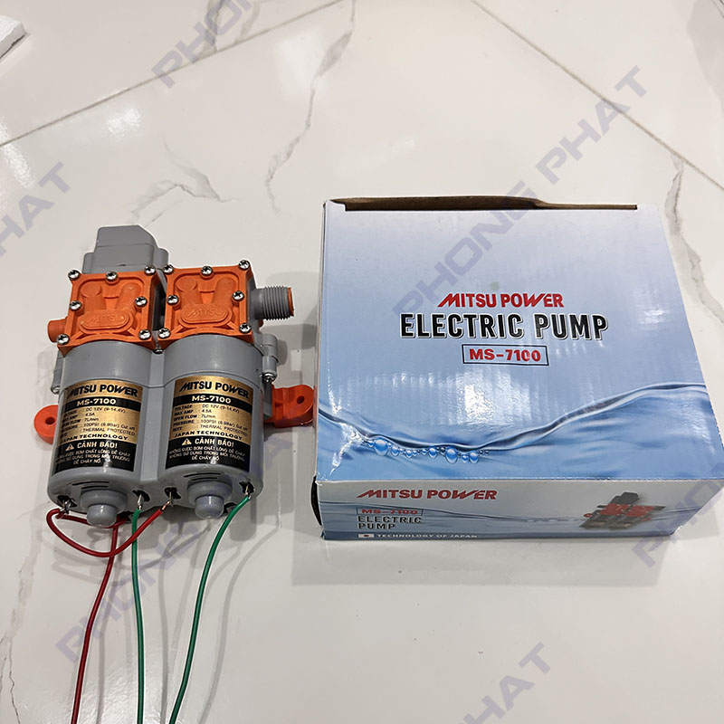 [7 Lít] Máy Bơm Tăng Áp Mini, Bộ Bơm (Củ Bơm // Mô Tơ Bơm) BÌNH XỊT ĐIỆN Loại Bơm Đôi (2 Bơm) Và Bơm Đơn (1 Bơm) 12V