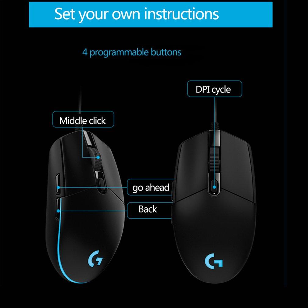 G102 Công Thái Chuột Có Dây Chơi Game Chuyên Nghiệp Chuột Quang Máy Tính Cổng Usb Chuột Game Thủ Chuột Chơi Game Chuột Im Lặng Mause Cho Máy Tính