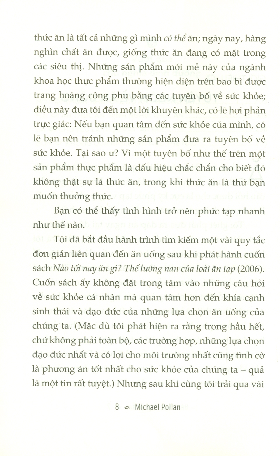 Bênh Vực Thực Phẩm