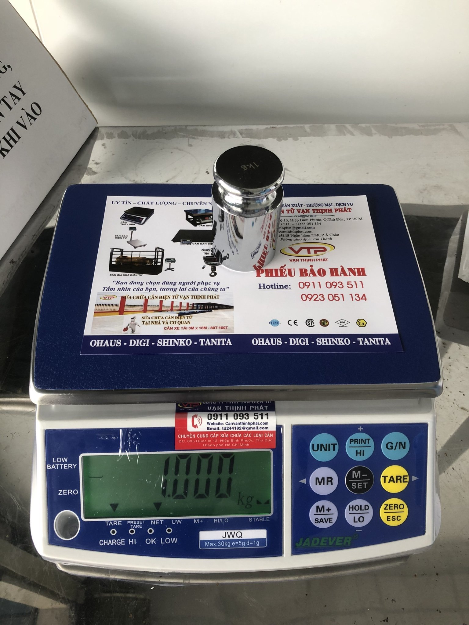 Cân Điện Tử JADEVER JCQ 30 KG