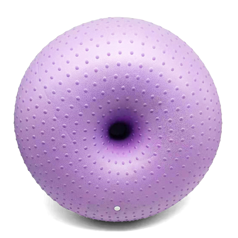 Bóng tập yoga hình bánh Donut 55cm Sportslink (Có Gai Massage)