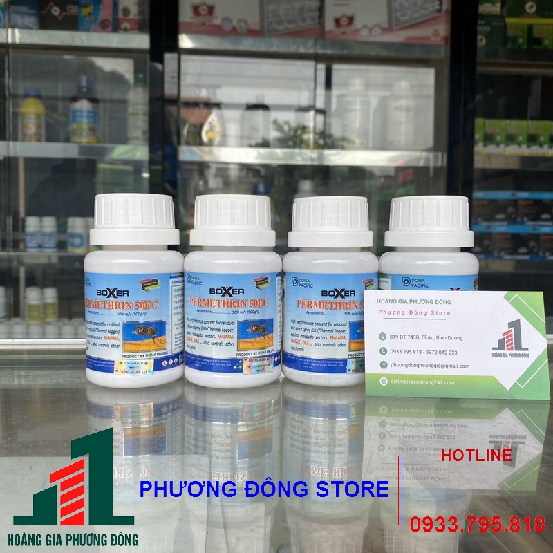 Thuốc diệt muỗi Boxer Permethrin 50 EC_ chai 100ml
