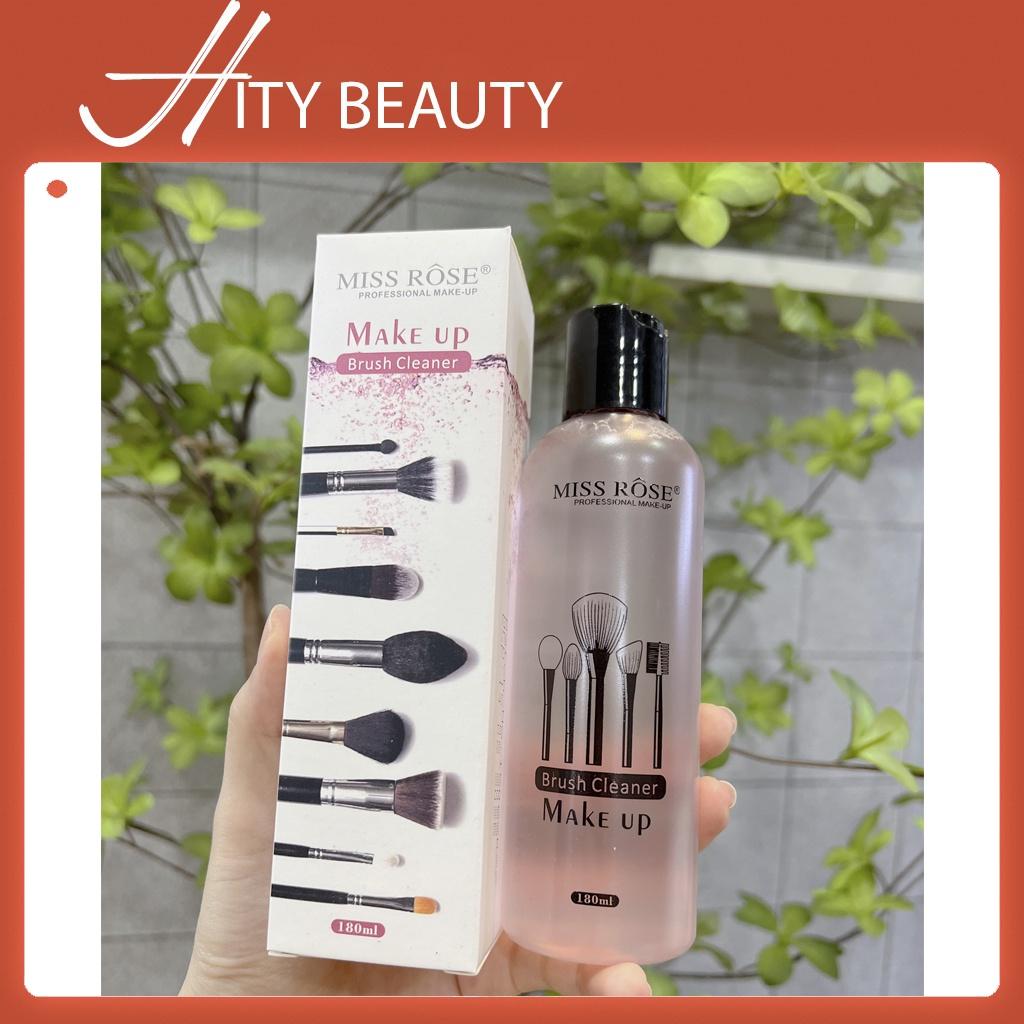 Nước rửa cọ, tẩy tế bào chết cọ trang điểm Miss Rose cao cấp, giặt mút siêu sạch cho makeup chuyên nghiệp - Hity Beauty