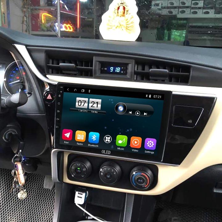 Mặt dưỡng màn hình android cho xe TOYOTA ALTIS 2018-2019