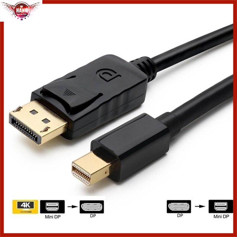 Cáp chuyển Displayport ra Mini Displayport dài 1m8 hỗ trợ độ phân giải 4k (DP to Mini DP)