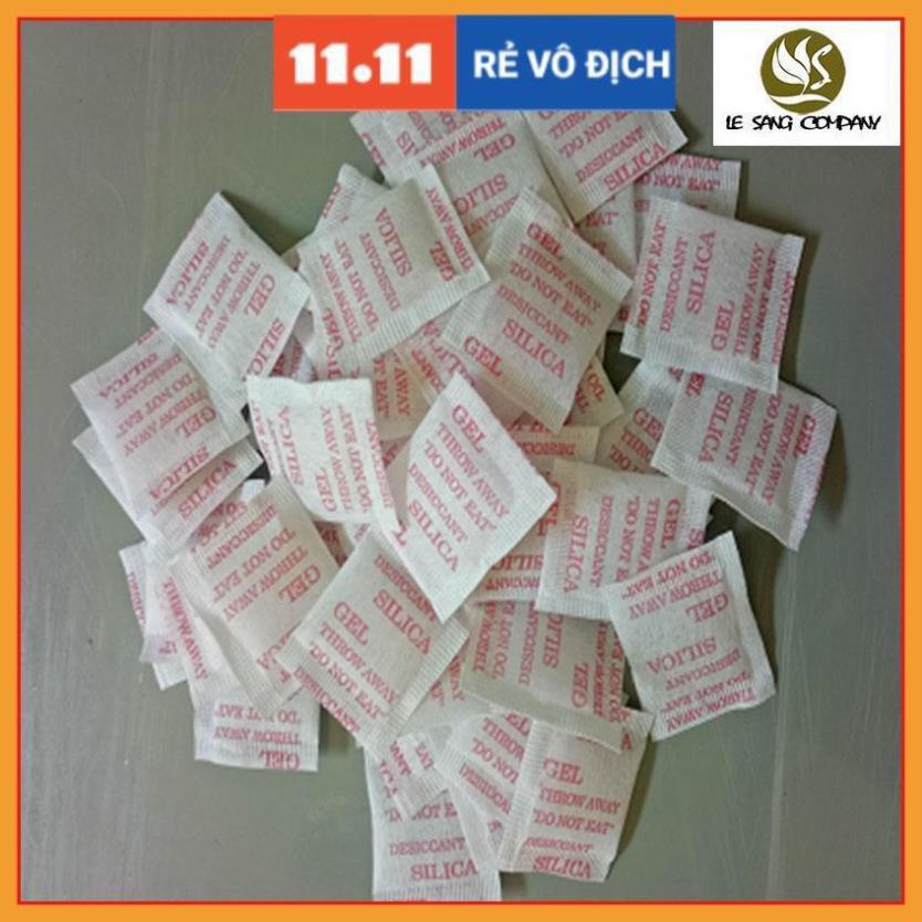 Gói hút 500 gram dùng cho nội thất, hút ẩm tủ quần áo, két sắt gia đình, bảo quản thực phẩm các loại