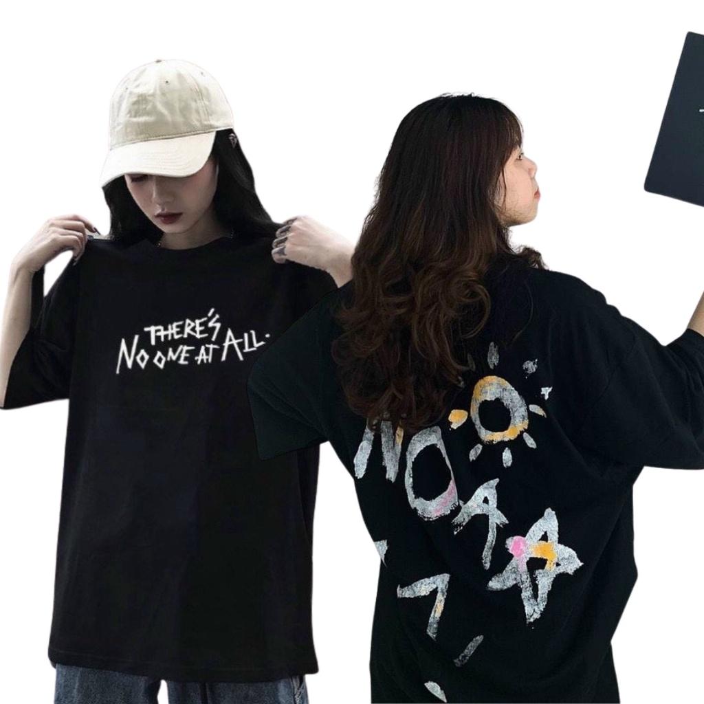 Áo thun nữ tay lỡ form rộng đẹp chất vải cotton mềm mại THERES màu đen mẫu mới