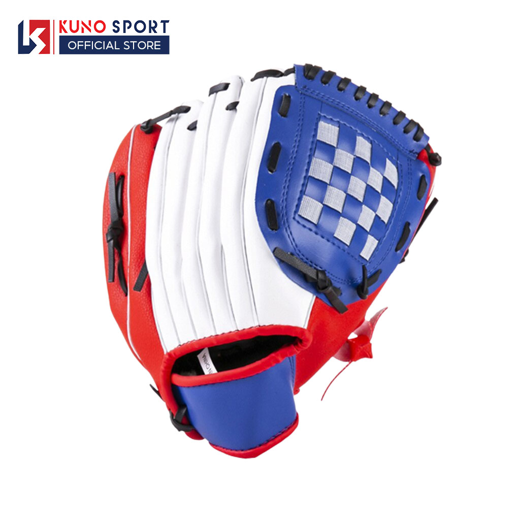 Găng tay bóng chày da pu KUNOSPORT size tay 10,5/11,5/12,5inch găng tay chơi bóng chày cao cấp