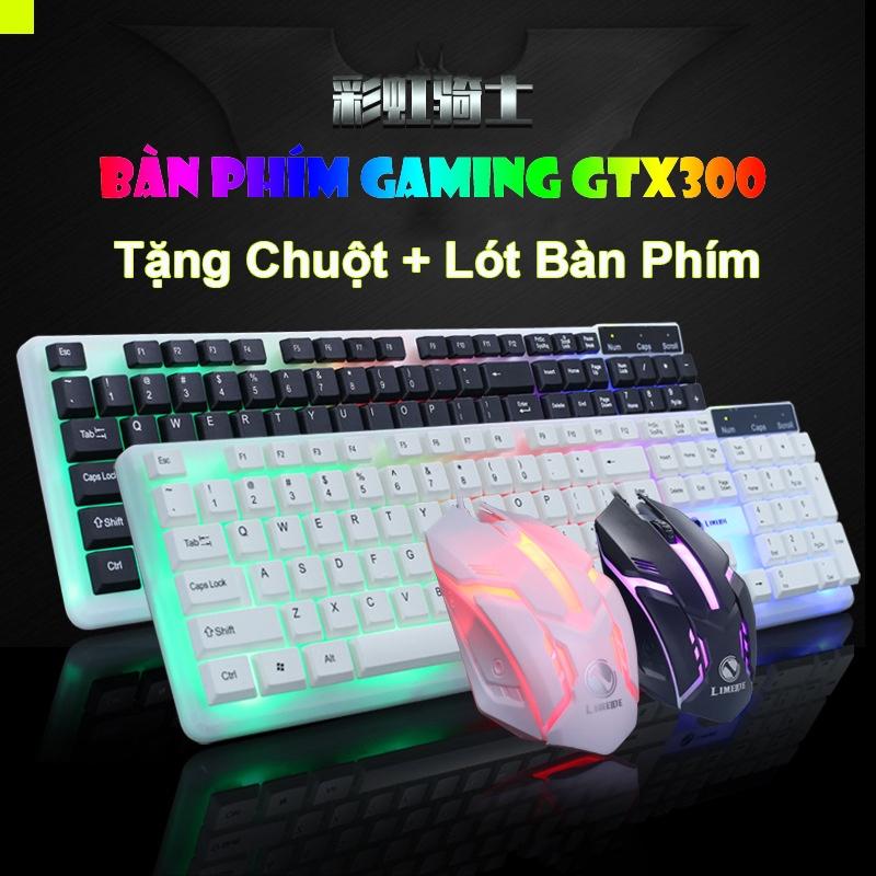 Chuột Máy Tính, Chuột Chơi Game Máy Tính Gaming GTX300 Có Đèn Led