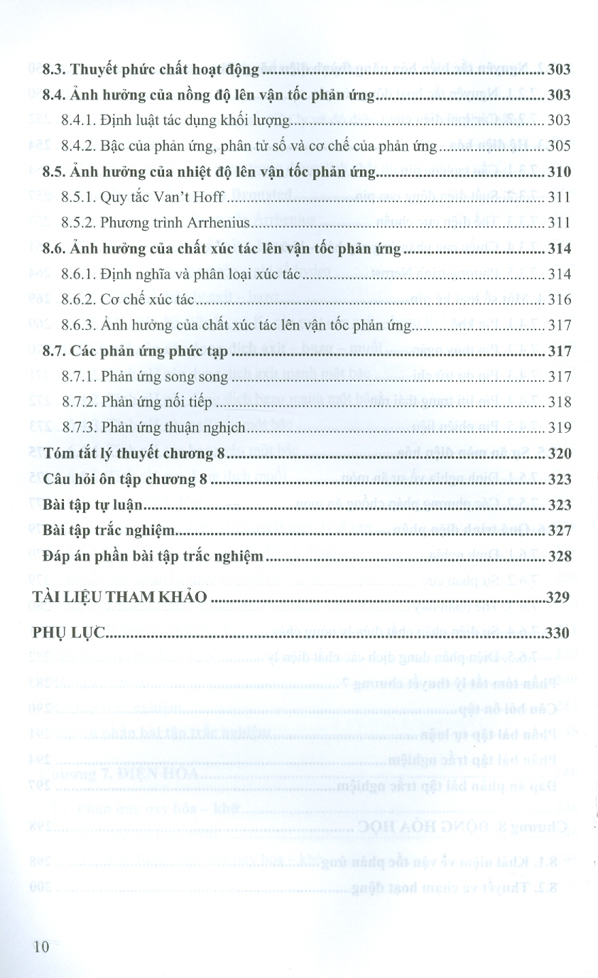 Hóa Học  - Nhiệt Động Hóa Học, Điện Hóa Học, Động Hóa Học