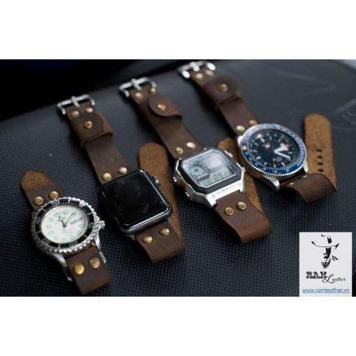 DÂY CASIO AE1200 PHI CÔNG DA SÁP NGỰA ĐIÊN CỰC CHẤT – RAM PILOT SÁP NGỰA – RAM LEATHER