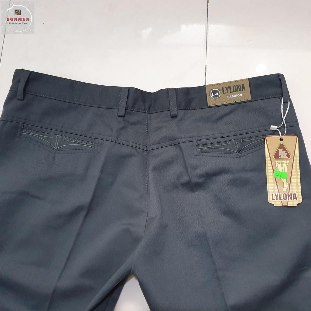 Quần Dài Kaki Nam Cao Cấp Chất Dày Form Rộng Ống Đứng Dành Cho Công Sở Thanh Lịch SUNMEN Size Đại Từ 35 - 40