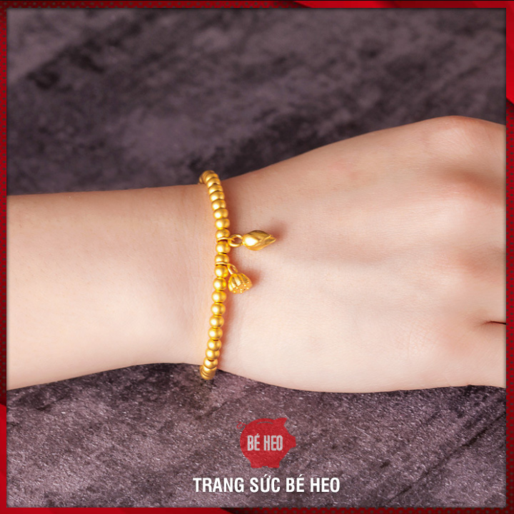 Lắc tay titan hồ lô, chữ Phúc, tỳ hưu, hoa sen may mắn BHLT157