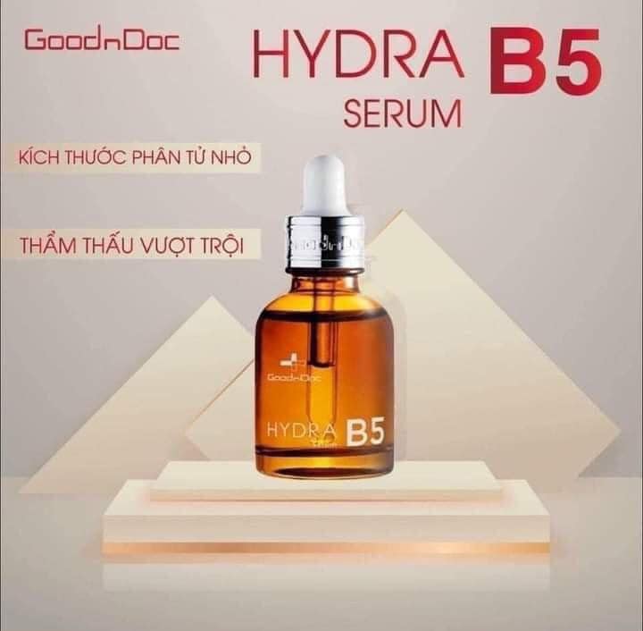 Serum dưỡng mờ thâm GoodnDoc Hydra B5 - dưỡng ẩm phục hồi, cấp ẩm cho da mịn và trẻ trung hơn