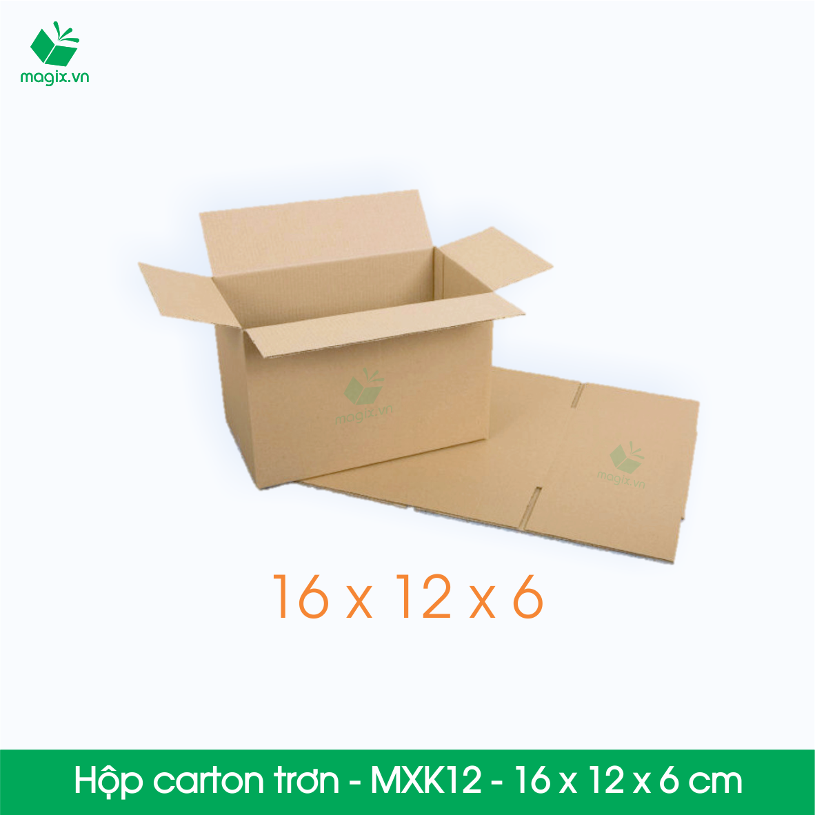 MXK12 - 16x12x6 cm - 60 Thùng hộp carton