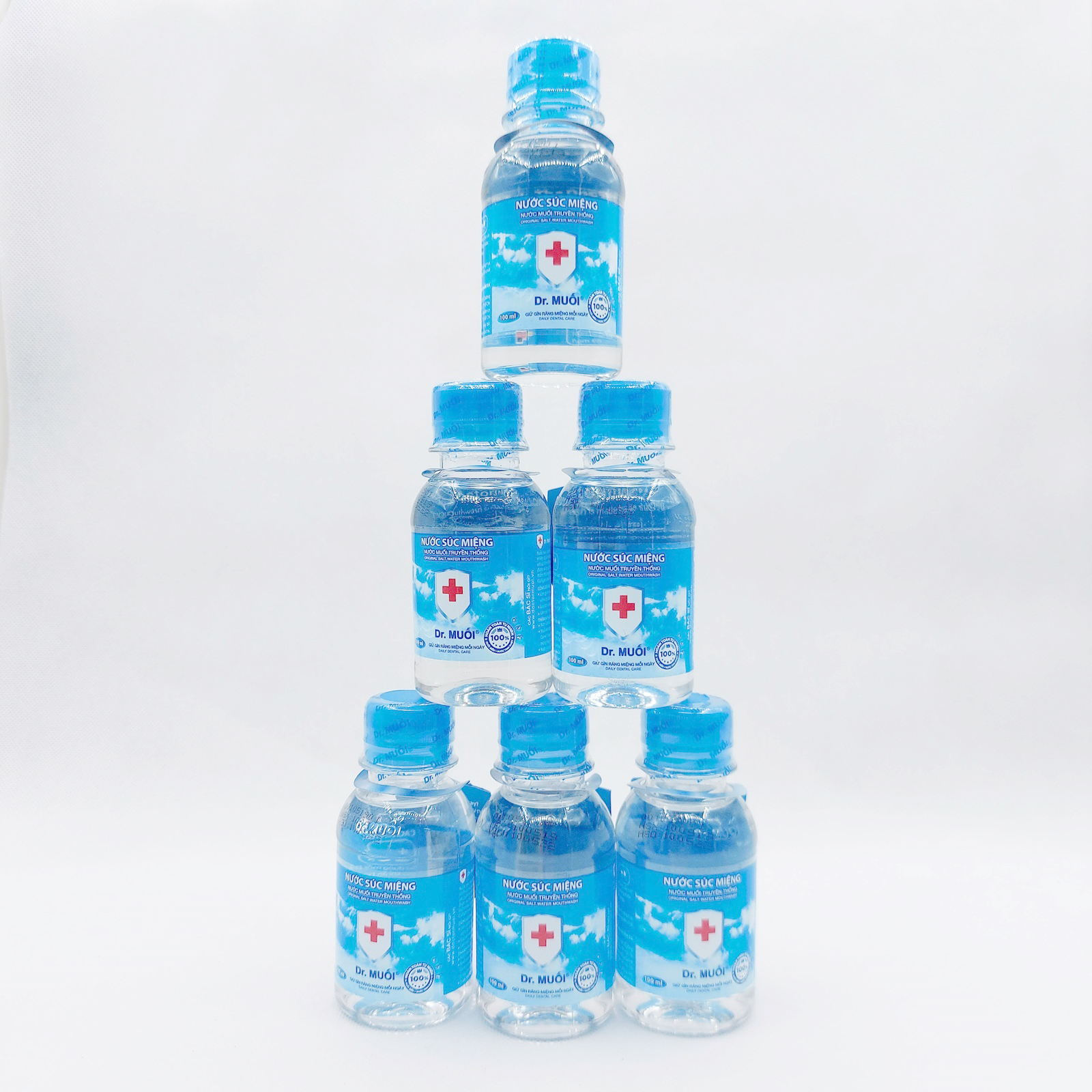 Nước súc miệng Dr. Muối 100ml combo 6 chai